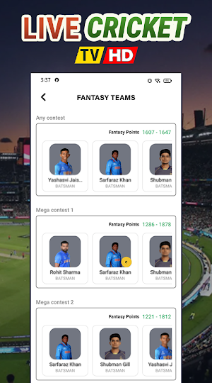 Live Cricket TV & Scores Screenshot 2