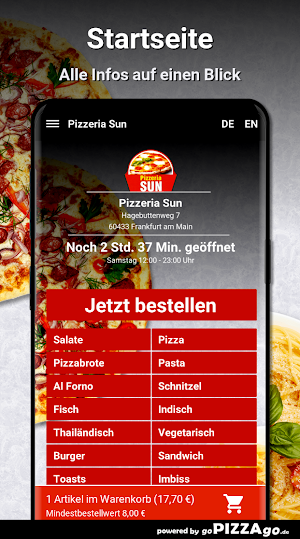 Pizzeria Sun Frankfurt am Main Screenshot 1