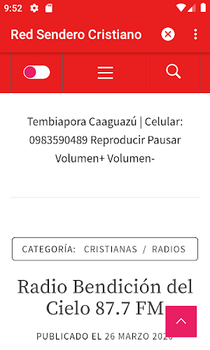 Red Sendero Cristiano Screenshot 1