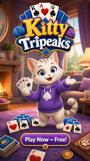 Kitty Tripeaks Screenshot 0