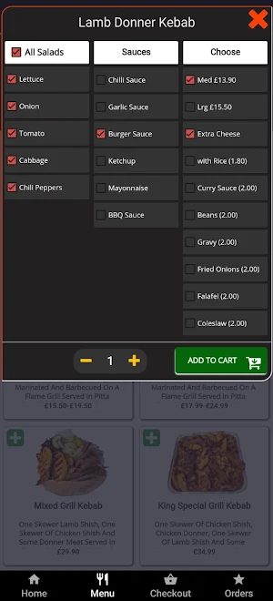 Kebab King Oxford Screenshot 2