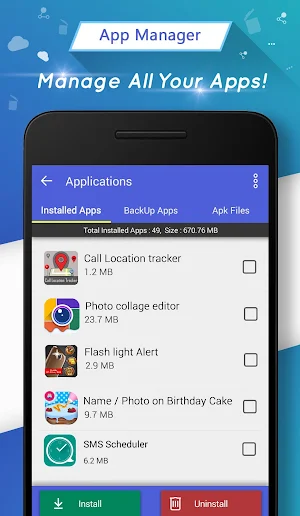 App Manager App Remove Uninstall Backup & Restore Screenshot 3