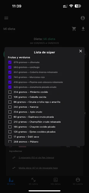 Nutrilander Paciente Screenshot 2