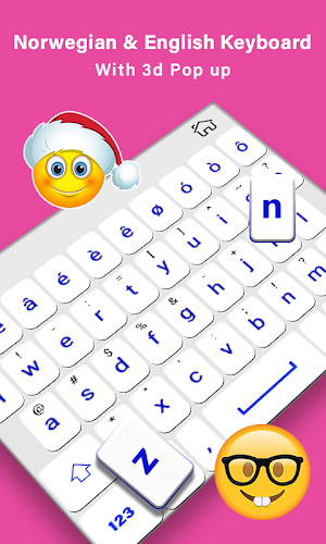 Norwegian language Keyboard Screenshot 1