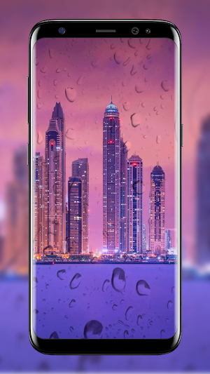 City Rain live wallpaper Screenshot 1