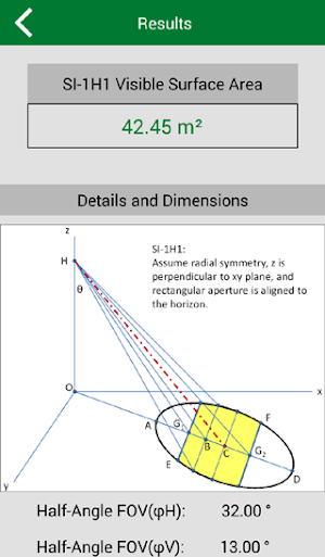 Field of View Calculator Screenshot 2