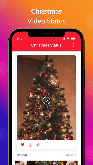 Christmas Daily Video Status Screenshot 1