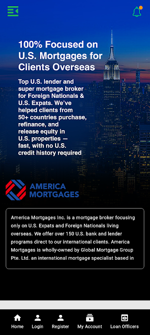 America Mortgages Screenshot 0