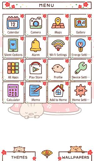 Cute Wallpaper New Year's Boar Theme Screenshot 1