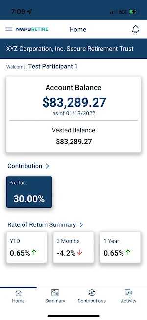NWPSRetirementAccess Screenshot 2