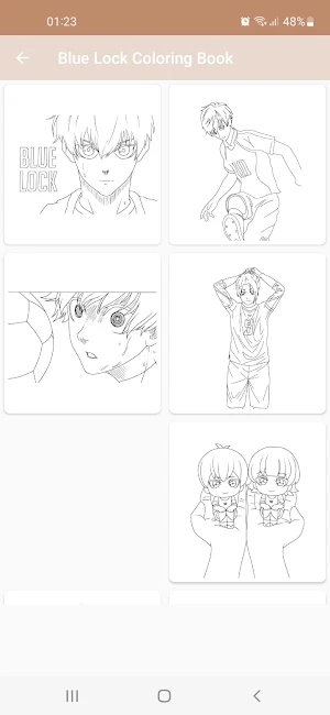 Blue Lock Coloring Book Screenshot 2