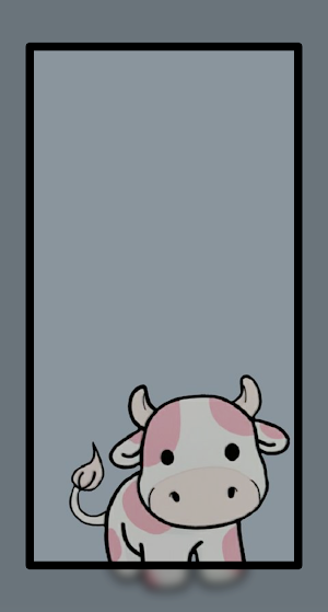 Cute Cow Aesthetic Wallpaper Screenshot 0