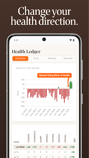 Bank of Health Screenshot 1