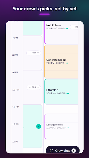 Wayfarer: Concerts & Trips Screenshot 1