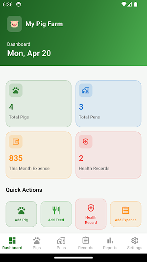 Pig Farm Log Screenshot 0