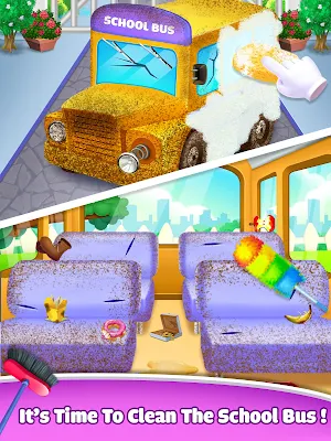 House cleaning & School cleanup game for girls Screenshot 2