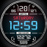 Digital Sport Watch Face X