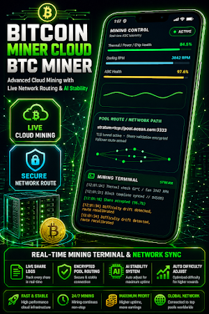 Bitcoin Miner Cloud BTC Miner Screenshot 3