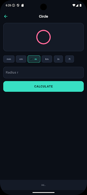 Area & Perimeter Calculator Screenshot 0