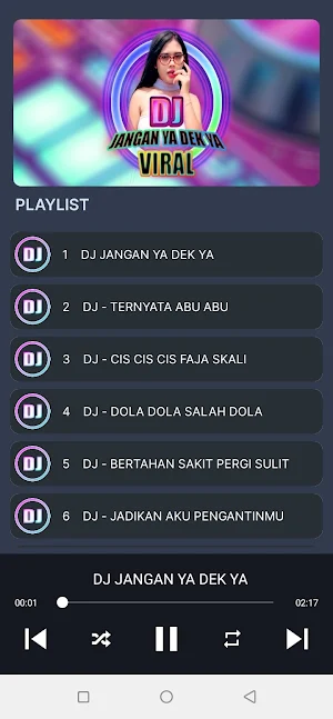DJ Jangan Ya Dek Ya Screenshot 1