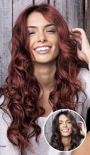 Auto hair color changer & style effects Screenshot 3