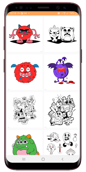 Funny Monster Coloring Book Screenshot 1