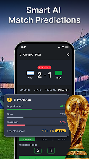 World Cup 2026: Live Score Screenshot 3