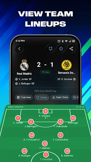 Football Score: Live & Fast Screenshot 3