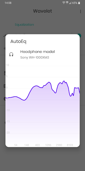 Wavelet: Headphone specific equalization Screenshot 1