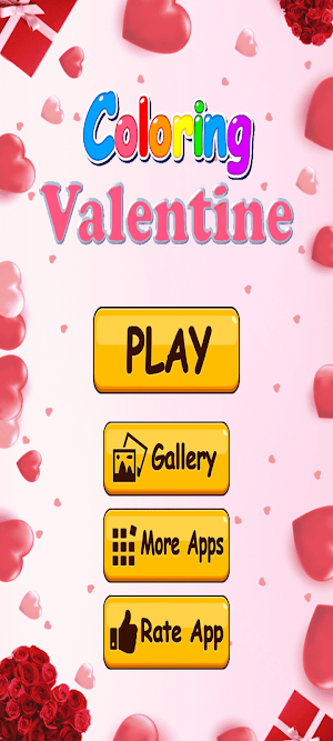 Valentine Day Coloring Screenshot 1