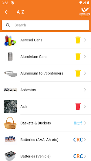 Wollongong Waste Screenshot 2