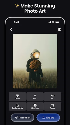 Text Behind Image – Animate Screenshot 1