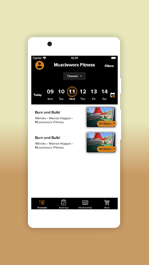 Muscleworx Fitness Screenshot 2