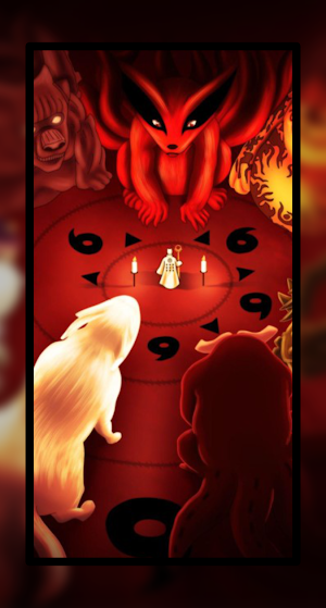 Nine Tailed Fox Wallpaper HD Screenshot 2