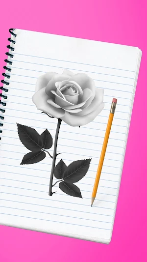Draw Flowers Step By Step Screenshot 1