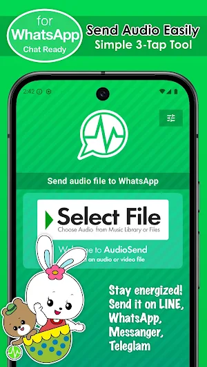 Audio Send for WhatsApp Screenshot 0