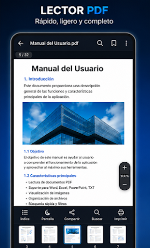 Lector de todos los documentos Screenshot 1