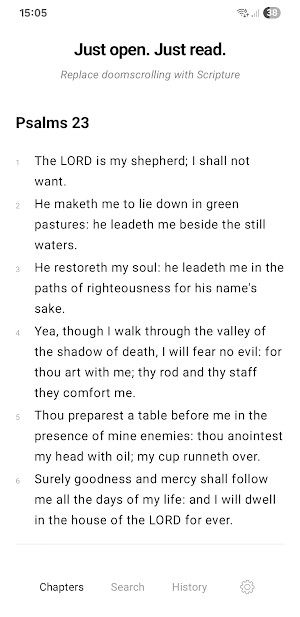 Bible Scroll (KJV) Screenshot 0