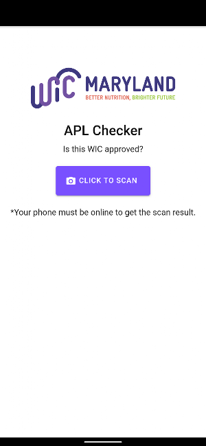 WIC Vendor APL Checker Screenshot 0
