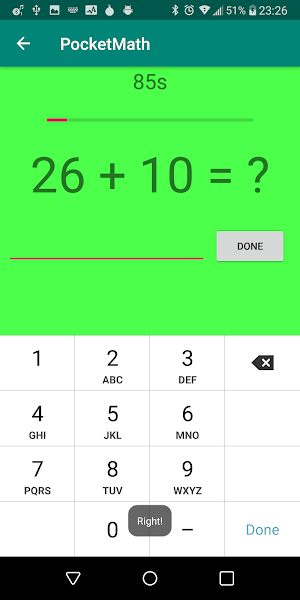 Pocket Math – Mental arithmetic trainer Screenshot 3
