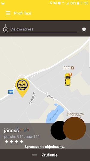A Profi Taxi Bratislava Screenshot 1