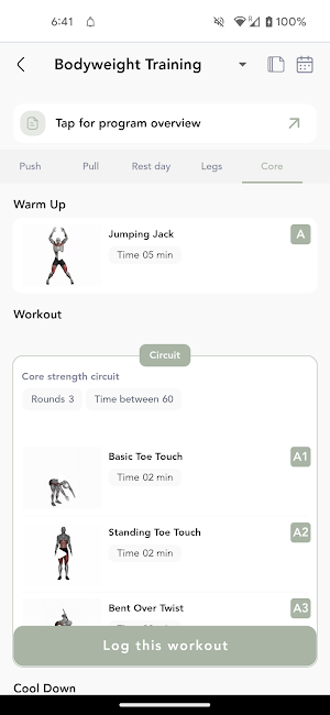Vaxa Fitness Screenshot 1