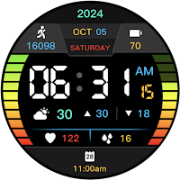 Colorful Numbers-for wear os 5