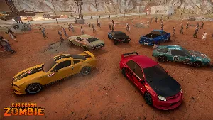 Zombie Car Crash : Drift Zone Screenshot 1