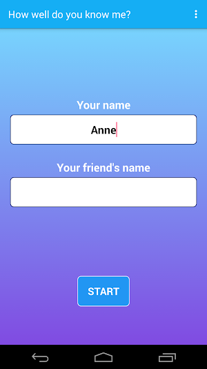 How well do you know me? Screenshot 0
