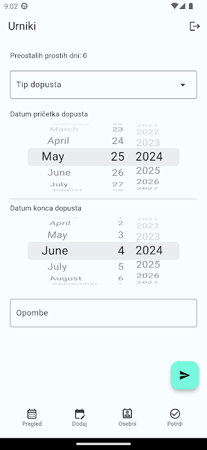 OptiSchedule Screenshot 1