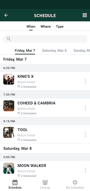 Tool Live in the Sand Screenshot 1