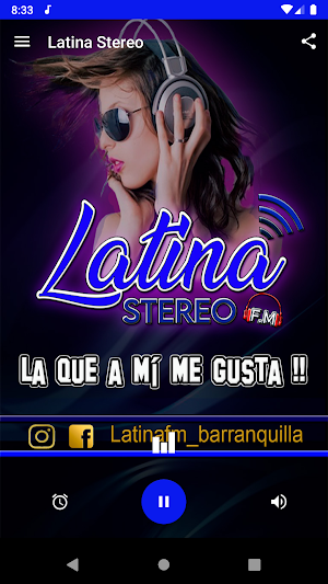 Latina Stereo Online Screenshot 1
