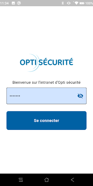 OPTI SECURITE - INTRANET Screenshot 1