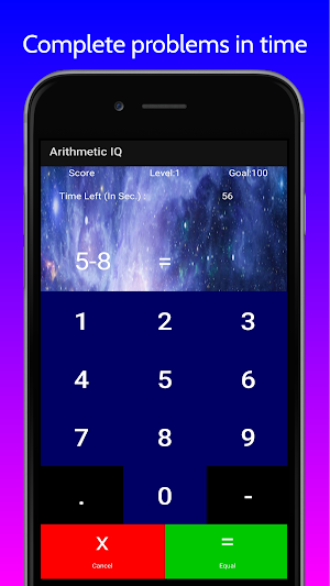 Arithmetic IQ - Brain Trainer Screenshot 1